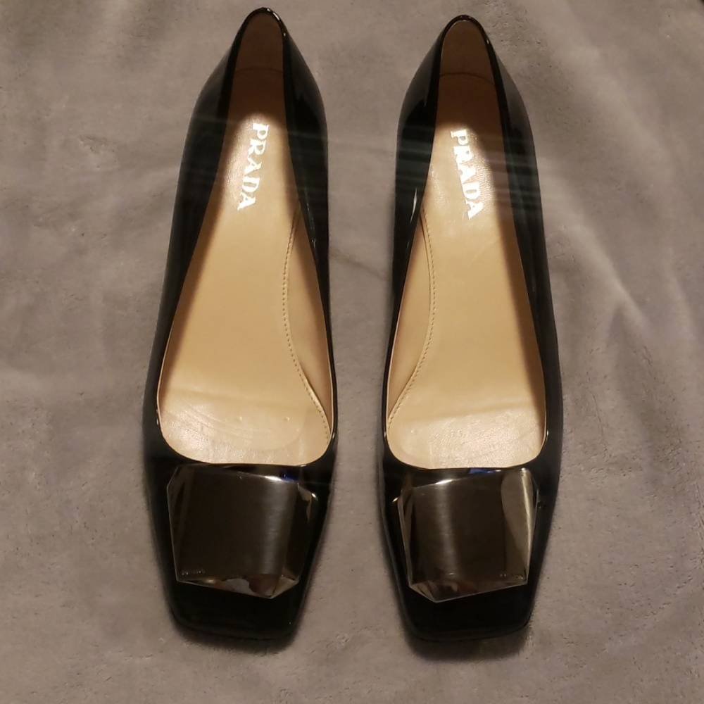 Patent leather Prada Heels